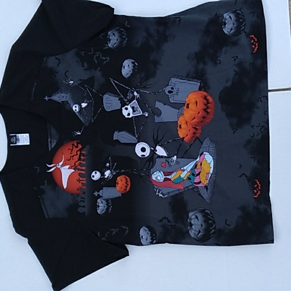 Nightmare Before Christmas Scrub Top Size 4XL